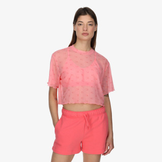 NIKE T-SHIRT W NSW AIR AOP MESH SS CROP TOP 