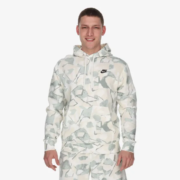 NIKE MAJICA S KAPULJAČOM M NK CLUB+ FT PO HOODIE AOP 