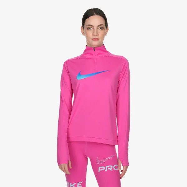 NIKE MAJICA DUGIH RUKAVA S POLU PATENTOM Dri-FIT Swoosh 