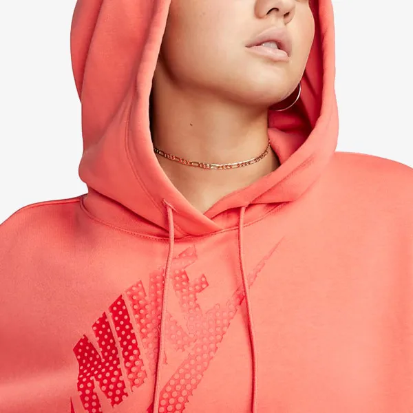 Nike Majica s kapuljačom W NSW FLC PO HOODIE CROP DNC 