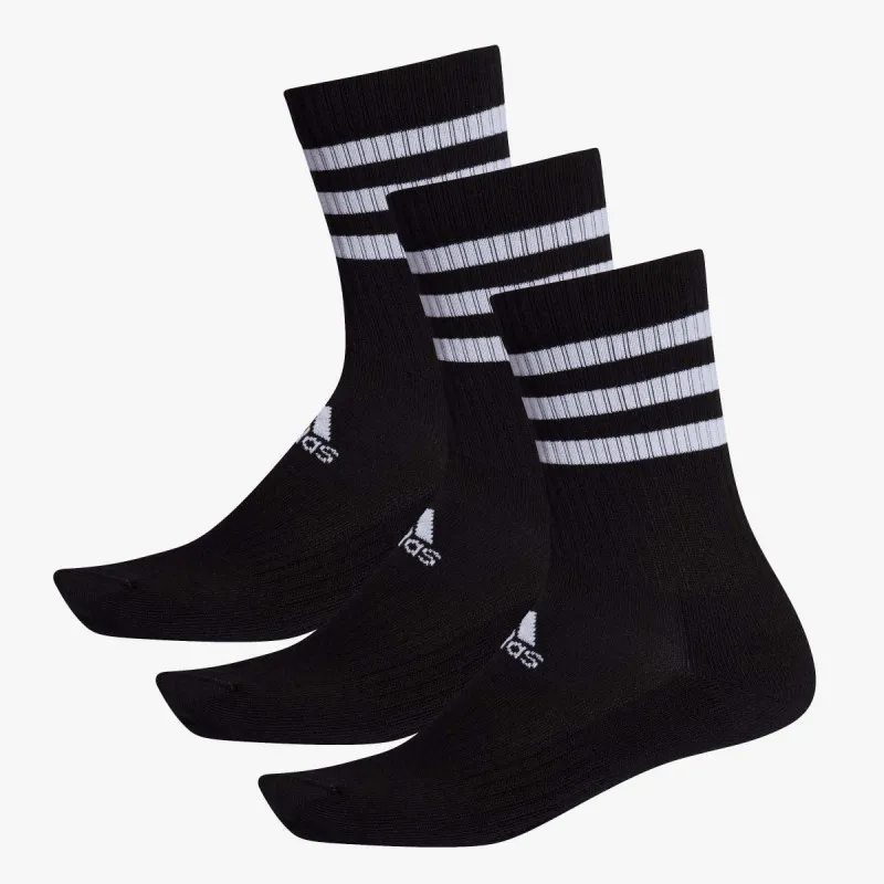 adidas 3-STRIPED CUSHIONED CREW 3-PAIRS 