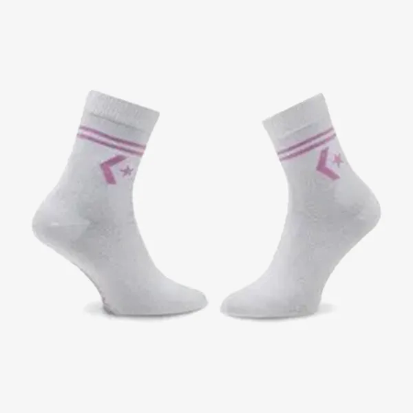 Converse 2PP STAR CHEVRON DOUBLE STRIPE ANKLET, F