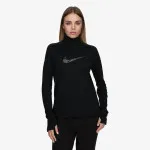 NIKE MAJICA DUGIH RUKAVA S POLU PATENTOM Dri-FIT Swoosh 