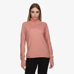 NIKE MAJICA DUGIH RUKAVA S POLU PATENTOM Dri-FIT Swoosh 