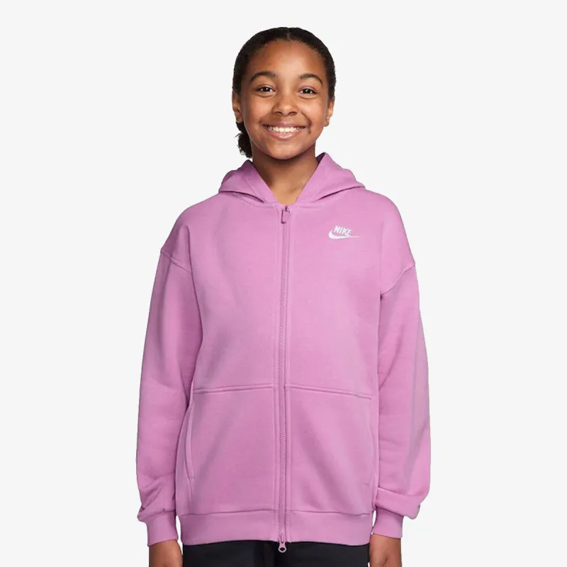 Nike G NSW CLUB FLC OVRSZD FZ LBR 