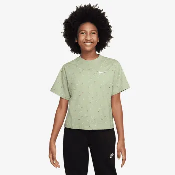 NIKE T-SHIRT G NK NSW TEE BOXY SWOOSH AOP 