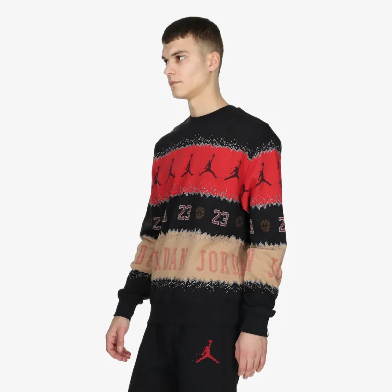 Nike M J ESS MMBR HLDY FLC CREW 