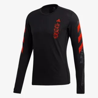 adidas FAST GFX LS Tee 