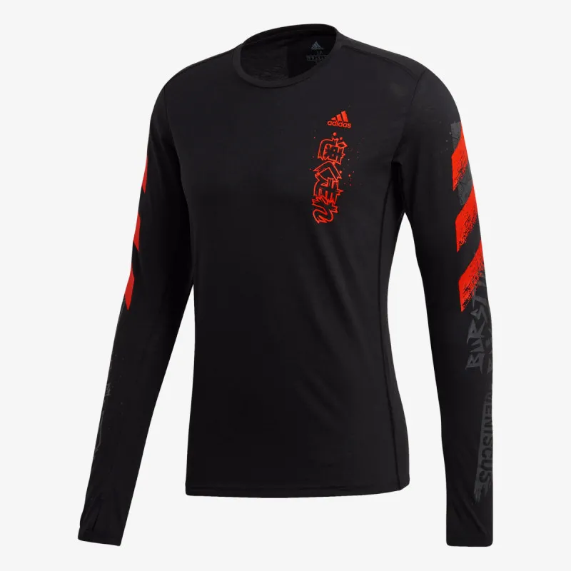 adidas FAST GFX LS Tee 