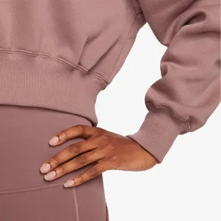 Nike W NSW PHNX FLC CROP VNECK 