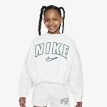 NIKE MAJICA BEZ KRAGNE G NSW TREND FLC CREW PRNT 