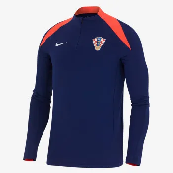 Nike Majica dugih rukava s polu patentom HRVATSKA STRIKE DRILL TOP 