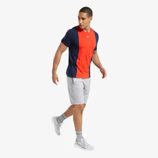 Reebok TE LL SS BLOCKED TEE 