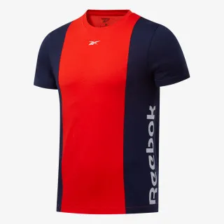 Reebok TE LL SS BLOCKED TEE 