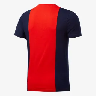 Reebok TE LL SS BLOCKED TEE 