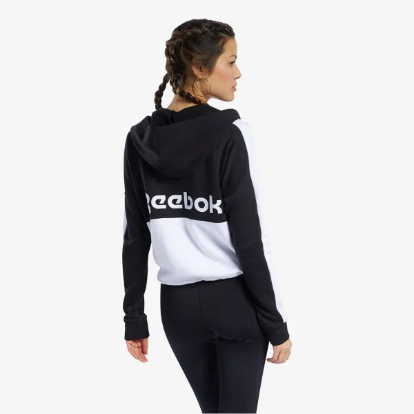 Reebok Majica s kapuljačom na patent TE Linear Logo FT Fullzip 