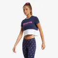 Reebok TE Linear Logo Crop Tee 