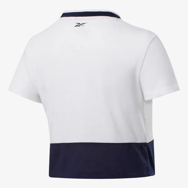 Reebok TE Linear Logo Crop Tee 