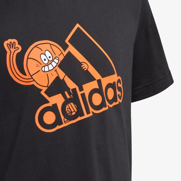 adidas T-shirt Y SS LIL STRP B 