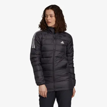 adidas JAKNA ESSENTIALS LIGHT DOWN HOODED PARKA 