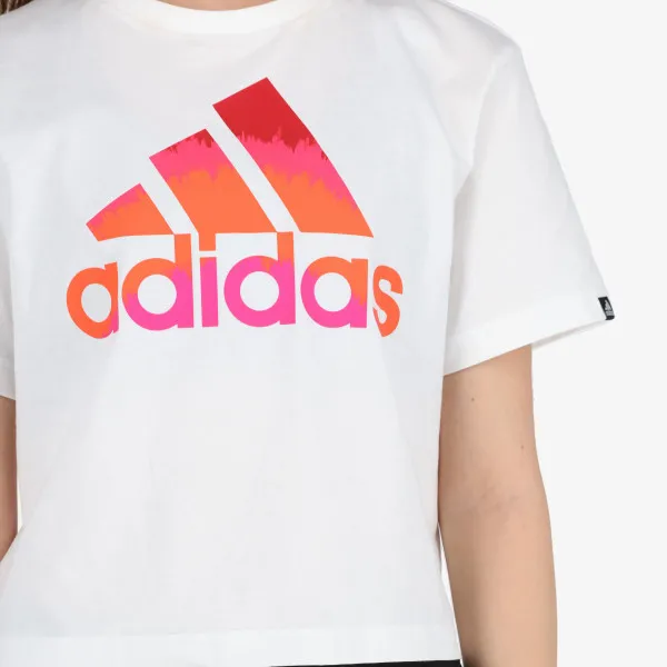 adidas T-shirt FARM RIO TIE-DYE-INSPIRED GRAPHIC CROPPED 