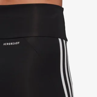 adidas DESIGNED TO MOVE HIGH-RISE 3-STRIPES 3/4 