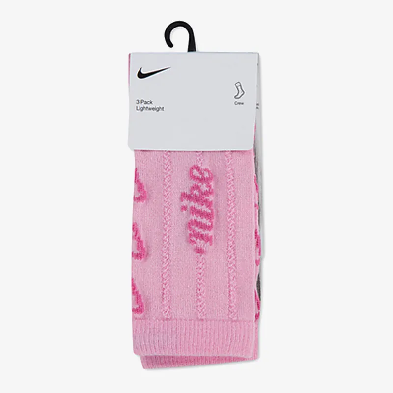 Nike NHG 3PK JUXTA-GIRL CREW SOCK 