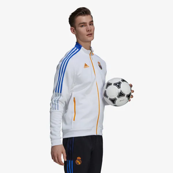 adidas Majica dugih rukava s patentom REAL MADRID 21/22 ANTHEM 