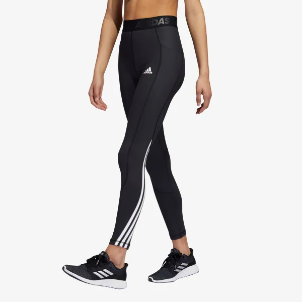 adidas Tajice TECHFIT LONG 3 STRIPE 