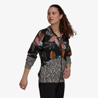adidas FARM RIO PRINT RELAXED LIGHTWEIGHT WINDBREAKER 