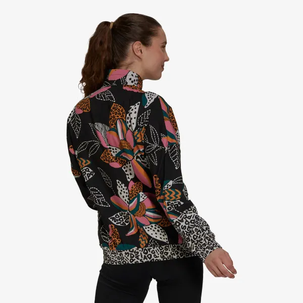 adidas Vjetrovka FARM RIO PRINT RELAXED LIGHTWEIGHT WINDBREAKER 