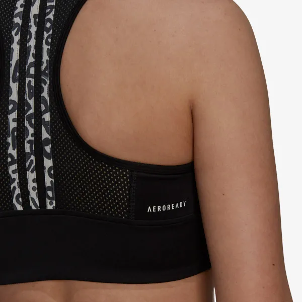 adidas Top FARM PRINT 3-STRIPES SPORTS CROP 