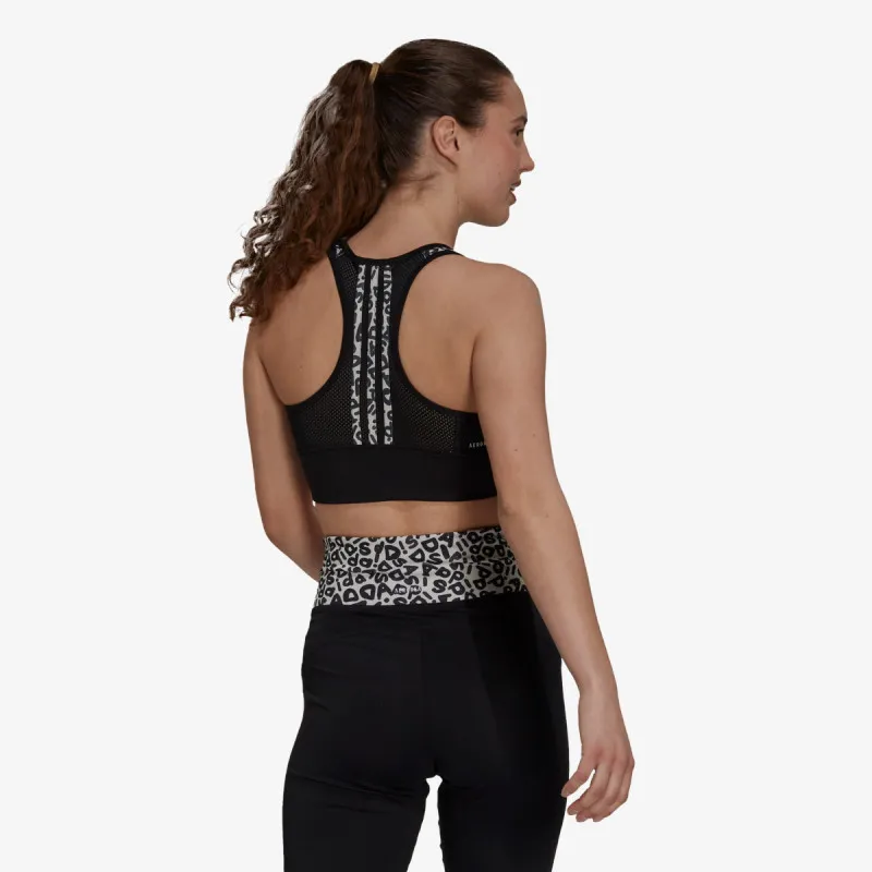adidas FARM PRINT 3-STRIPES SPORTS CROP 