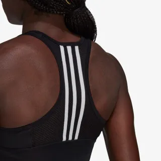 adidas 3-STRIPES PADDED SPORTS CROP 