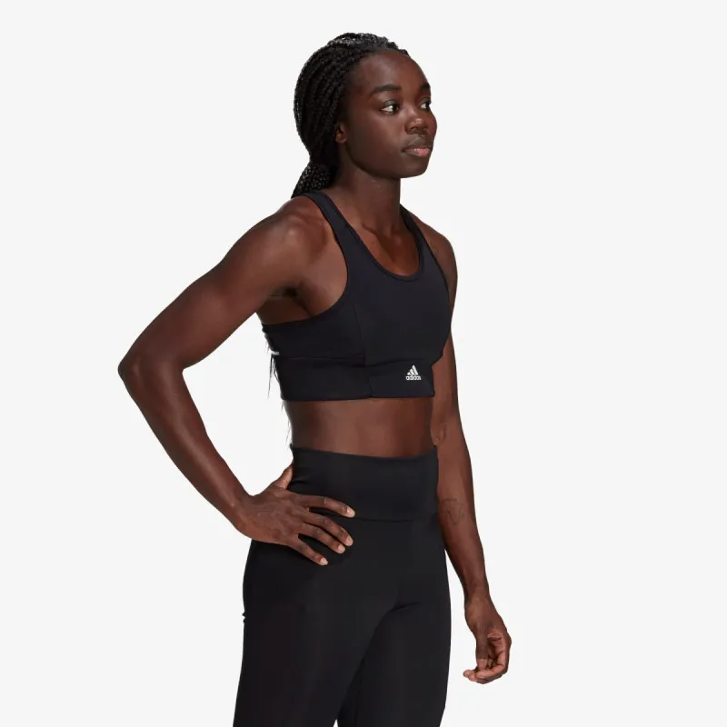 adidas 3-STRIPES PADDED SPORTS CROP 
