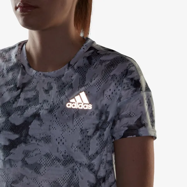 adidas T-shirt FAST SPLIT ALL OVER PRINT 