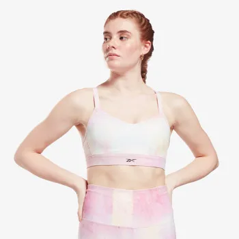 Reebok Grudnjak SR Lux Strappy Bra-Distorted Film 