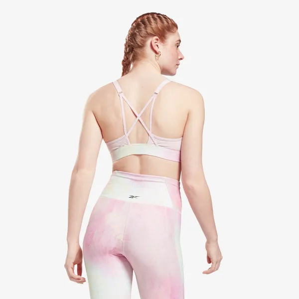 Reebok SR Lux Strappy Bra-Distorted Film 