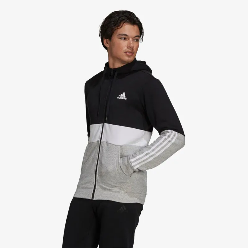 adidas ESSENTIALS COLORBLOCK FULL-ZIP 
