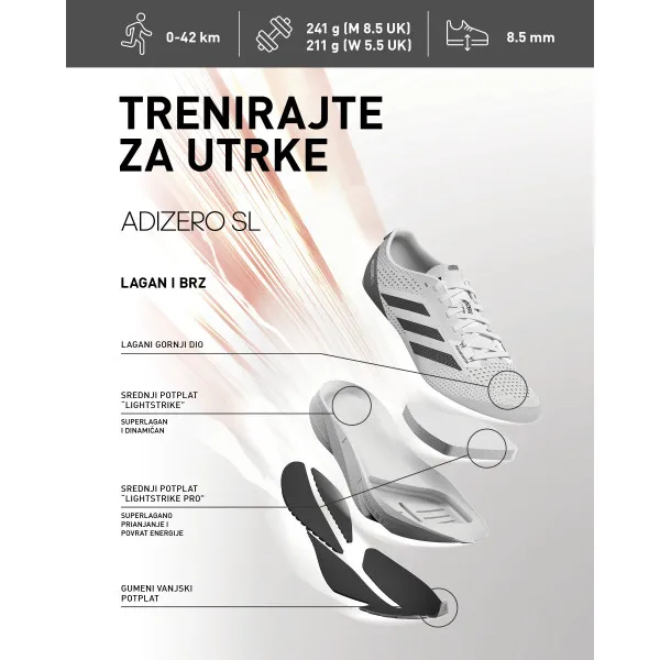 adidas Tenisice ADIZERO SUPER LIGHT 