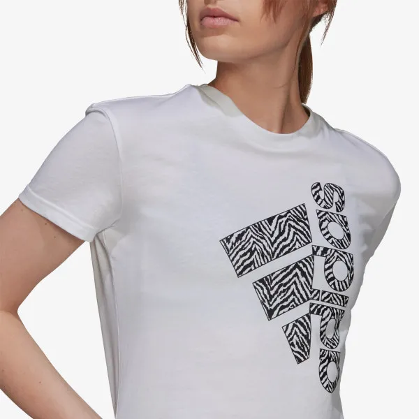 adidas T-shirt VERTICAL ZEBRA LOGO GRAPHIC 