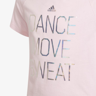 adidas T-shirt DANCE METALLIC PRINT 
