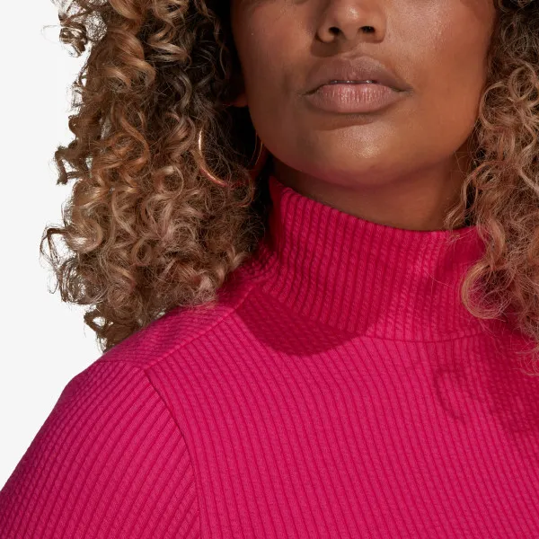 T-SHIRT CROPPED RIB LS 