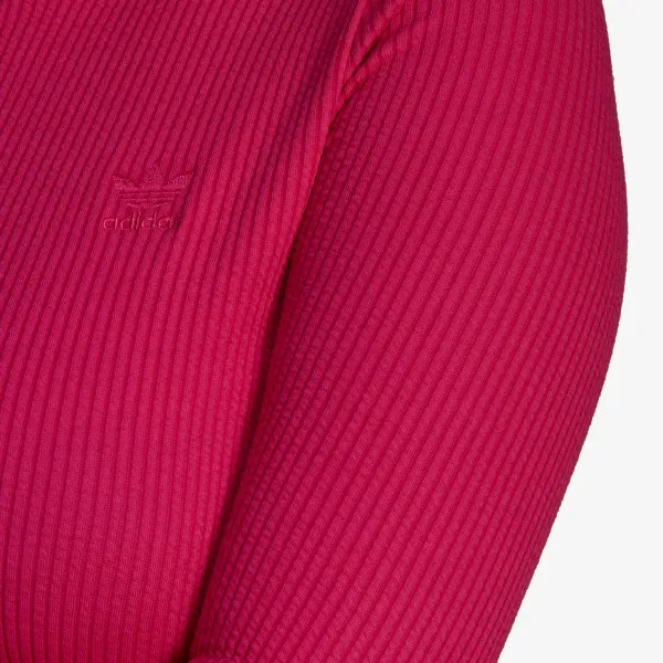 T-SHIRT CROPPED RIB LS 