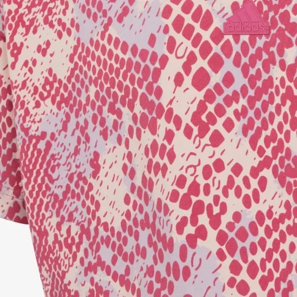 adidas T-SHIRT Future Icons Allover Print Cotton T-Shirt 