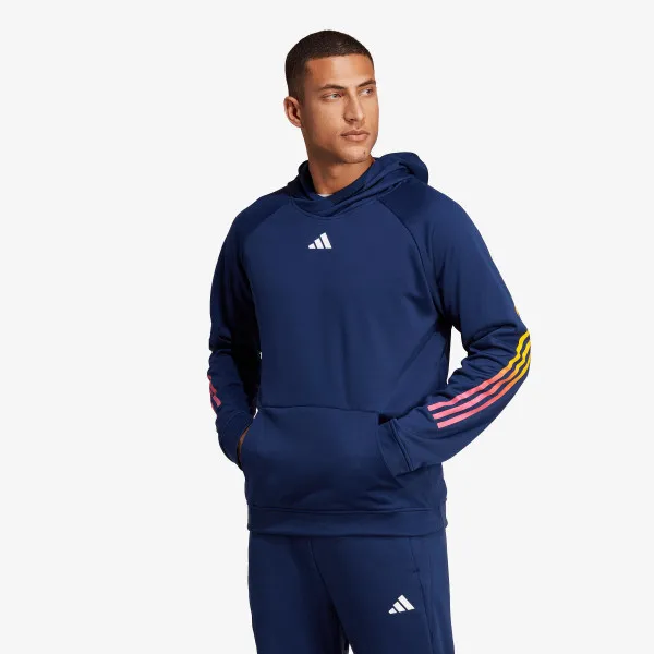 adidas MAJICA S KAPULJAČOM Train Icons 3-Stripes 