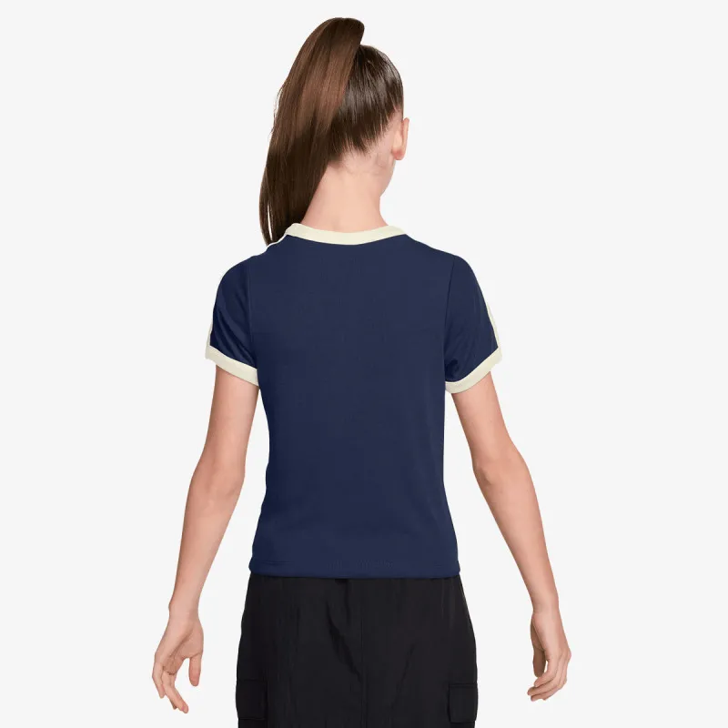 Nike G NSW CLN SS RIB TOP 