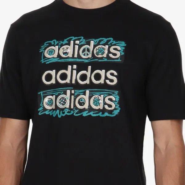 adidas T-shirt M DOODLE MLT T 