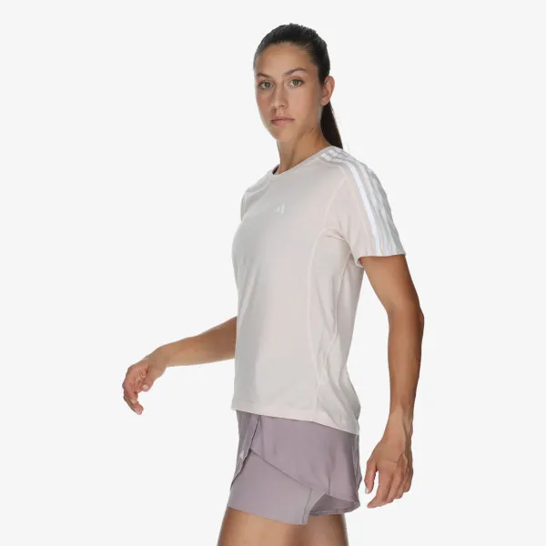 adidas T-shirt OWN THE RUN 3-STRIPES 