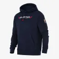 Nike CRO M NK PO CLUB HOODIE FT-OBSIDIAN/WHIT 